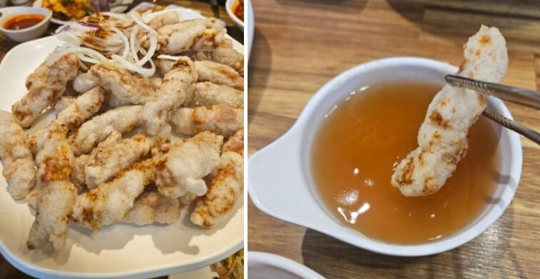 겉바속촉 찹쌀탕수육