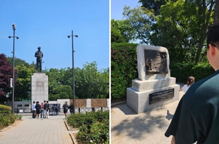 자유공원 맥아더 장군 동상